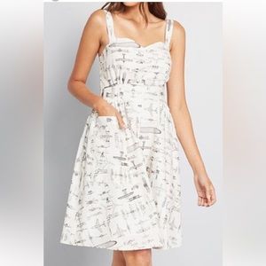 ModCloth Fervour Cotton Airplane Dress